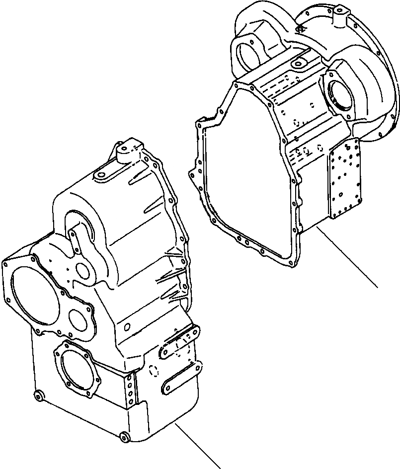 Схема запчастей Komatsu WA180-1LC - ТРАНСМИССИЯ (COMPLETE ASSEMBLY) ГИДРОТРАНСФОРМАТОР И ТРАНСМИССИЯ