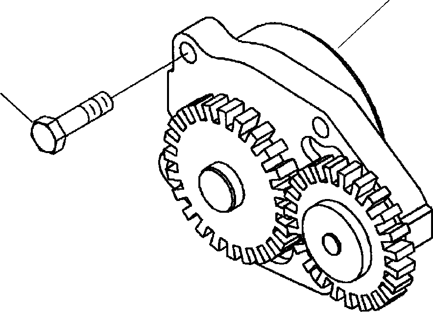 Схема запчастей Komatsu WA180-3L - FIG. A-A МАСЛ. НАСОС ДВИГАТЕЛЬ