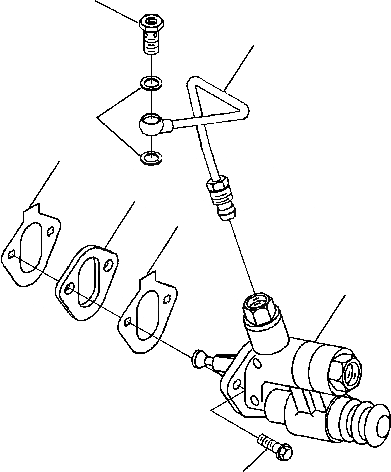 Схема запчастей Komatsu WA180-3L - FIG. A-8A НАСОС ПОДКАЧКИ ТОПЛИВА ДВИГАТЕЛЬ