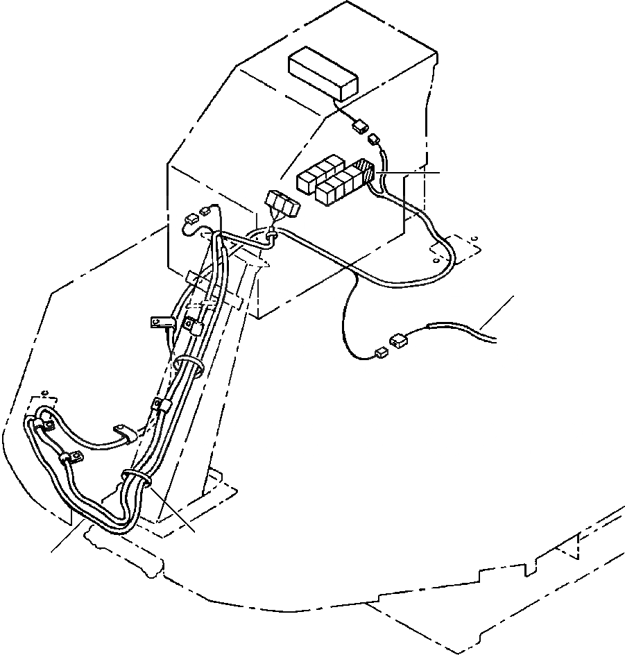 Схема запчастей Komatsu WA180-3L - FIG. E-A GROUND ПРИВОДN РУЛЕВ. УПРАВЛЕНИЕ ЭЛЕКТРИКА