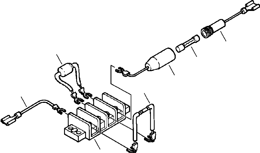 Схема запчастей Komatsu WA180-3L - FIG. K7-A КОНДИЦ. ВОЗДУХА И ОБОГРЕВАТЕЛЬ. - ОТСЕК ФИЛЬТРОВ - RESISTOR DIODE ASSEMBLY КАБИНА ОПЕРАТОРА И СИСТЕМА УПРАВЛЕНИЯ