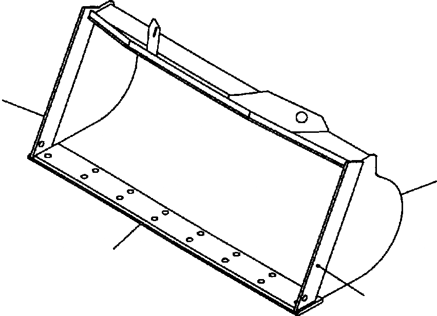 Схема запчастей Komatsu WA180-3MC - FIG. T-A КОВШ ASSEMBLY - . CU. M - С БОЛТ-ON РЕЖУЩ. КРОМКА РАБОЧЕЕ ОБОРУДОВАНИЕ