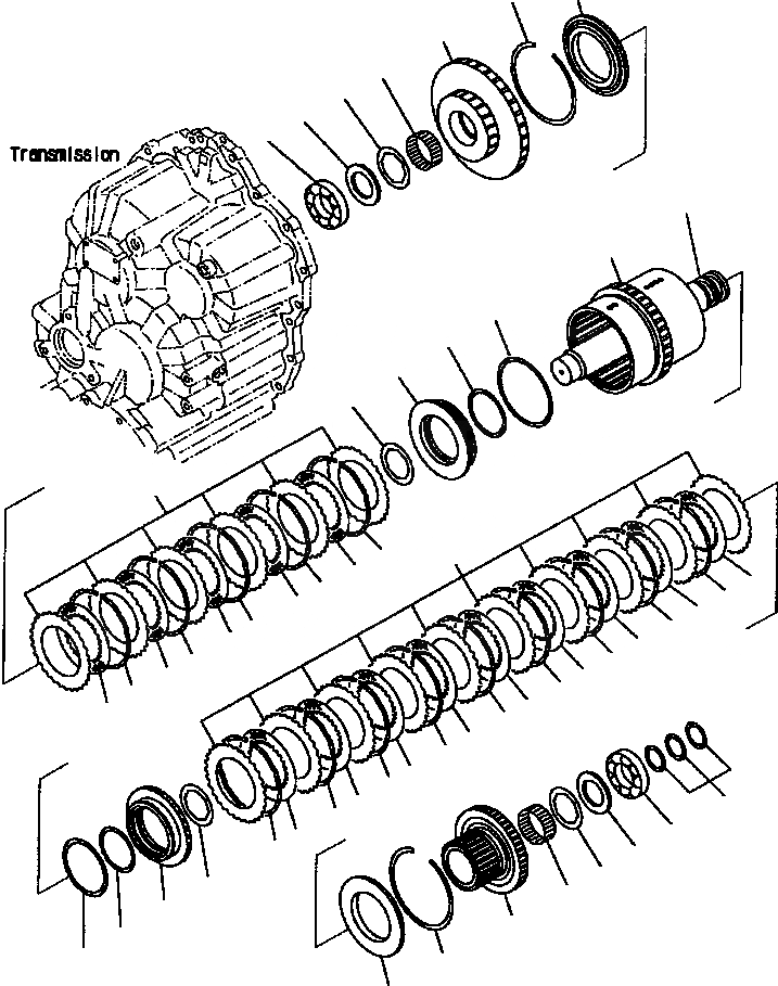 Схема запчастей Komatsu WA180PT-3L - FIG NO. F-A ТРАНСМИССИЯ (ПЕРЕД. И 2 МУФТА) СИЛОВАЯ ПЕРЕДАЧА И КОНЕЧНАЯ ПЕРЕДАЧА