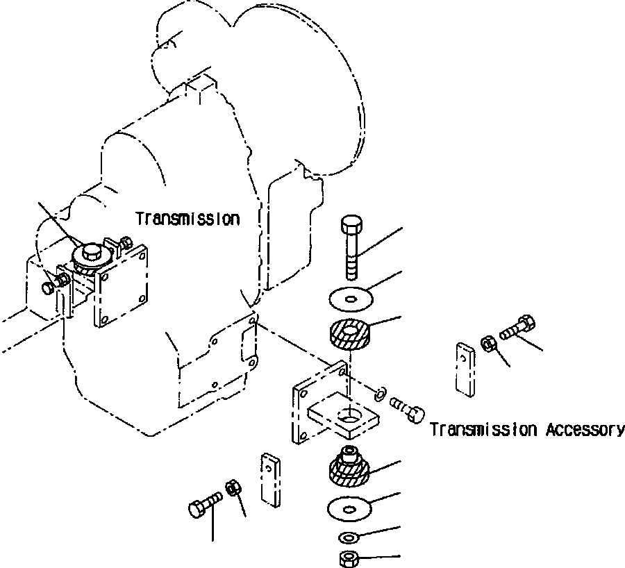 Схема запчастей Komatsu WA180PT-3L - FIG NO. F8-A ЧАСТИ КРЕПЛЕНИЯ ТРАНСМИССИИ СИЛОВАЯ ПЕРЕДАЧА И КОНЕЧНАЯ ПЕРЕДАЧА