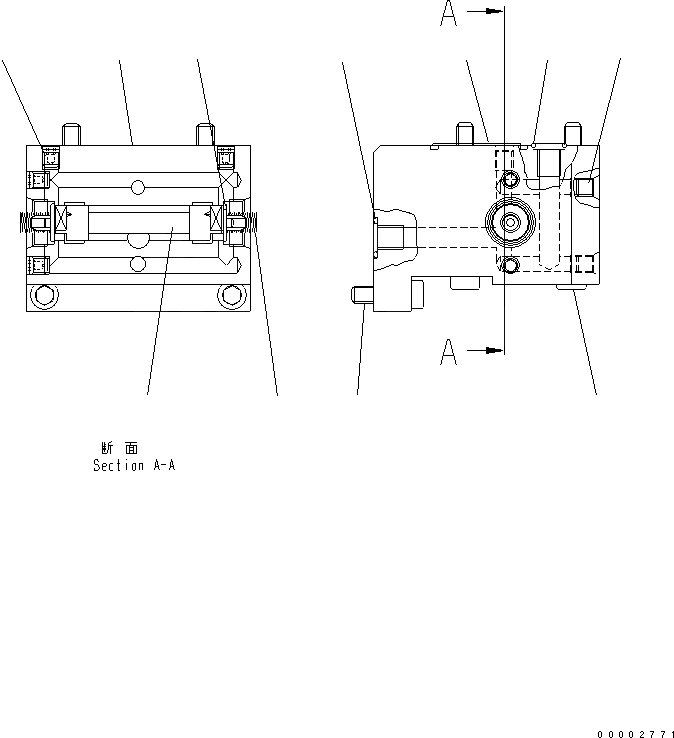 Схема запчастей Komatsu WA200-5L - HST НАСОС (/) ТРАНСМИССИЯ