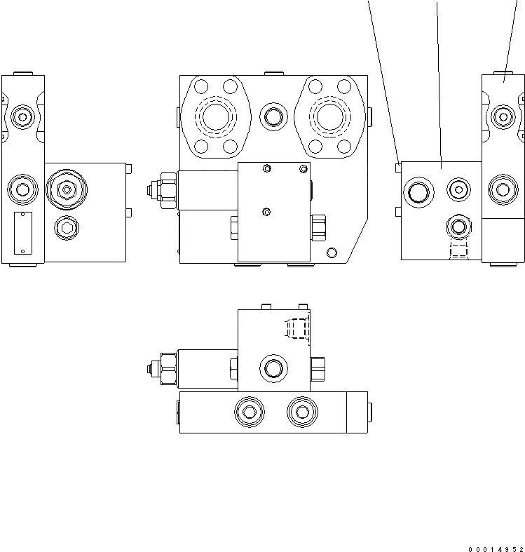 Схема запчастей Komatsu WA200-5L - ВСПОМОГ. РУЛЕВ. УПРАВЛЕНИЕ (/) ГИДРАВЛИКА