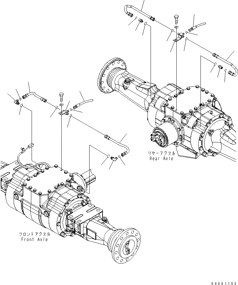 Схема запчастей Komatsu WA200-5L - ТОРМОЗНАЯ ГИДРОЛИНИЯ КАБИНА ОПЕРАТОРА И СИСТЕМА УПРАВЛЕНИЯ