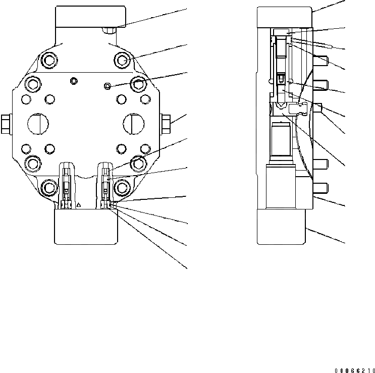 Схема запчастей Komatsu WA200-5 - МОТОР (/) (№B-) ОСНОВН. КОМПОНЕНТЫ И РЕМКОМПЛЕКТЫ