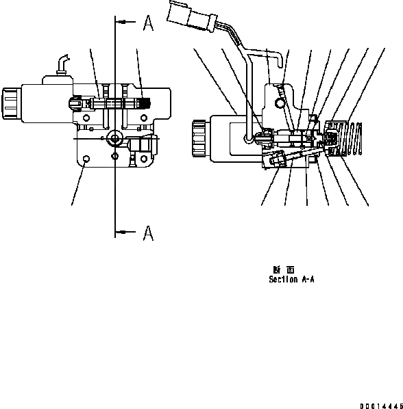 Схема запчастей Komatsu WA200-5 - МОТОР (С ORIFICE) (/7) ОСНОВН. КОМПОНЕНТЫ И РЕМКОМПЛЕКТЫ