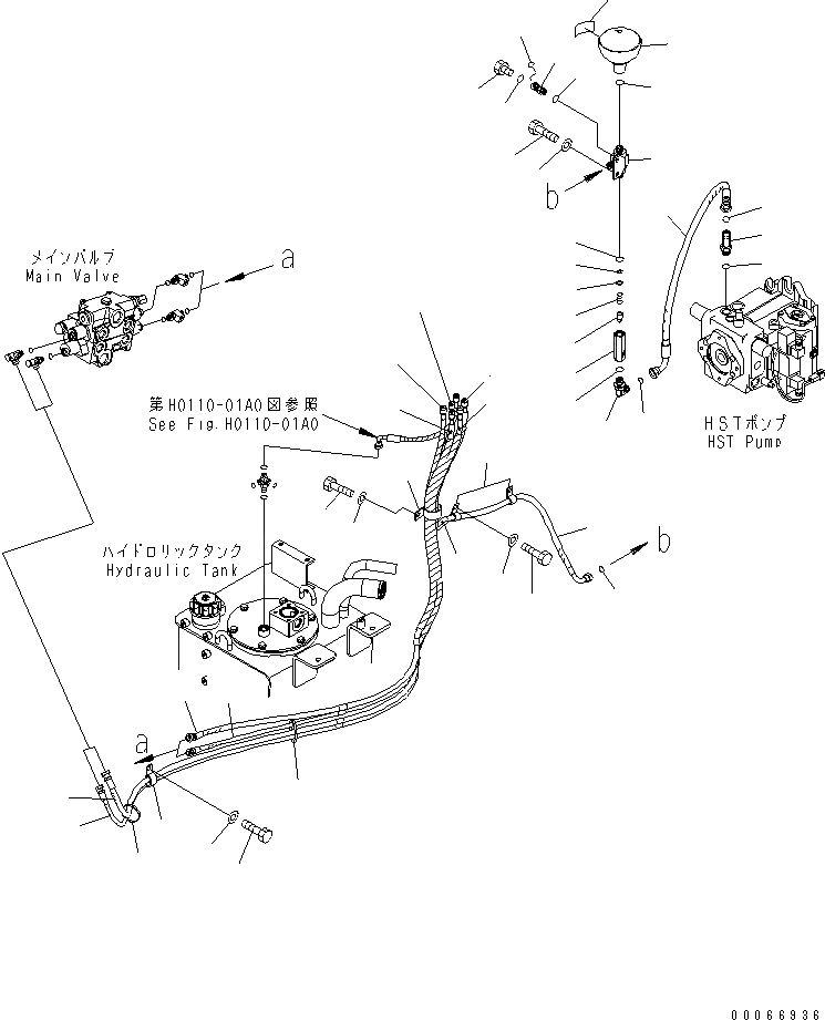 Схема запчастей Komatsu WA200-6 - ГИДРОЛИНИЯ (ACCUMLATOR) ГИДРАВЛИКА