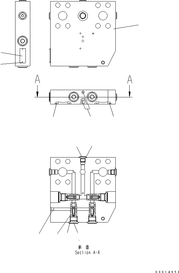 Схема запчастей Komatsu WA200PT-5L - КЛАПАН (ВСПОМОГ. РУЛЕВ. УПРАВЛЕНИЕ) (УПРАВЛЯЮЩ. КЛАПАН) ГИДРАВЛИКА