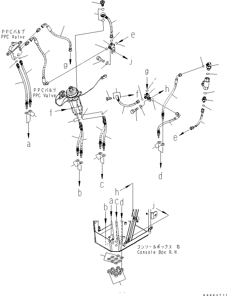 Схема запчастей Komatsu WA200PT-5L - ПОЛ (УПРАВЛЕНИЕ ПОГРУЗКОЙ ПАТРУБКИ) КАБИНА ОПЕРАТОРА И СИСТЕМА УПРАВЛЕНИЯ