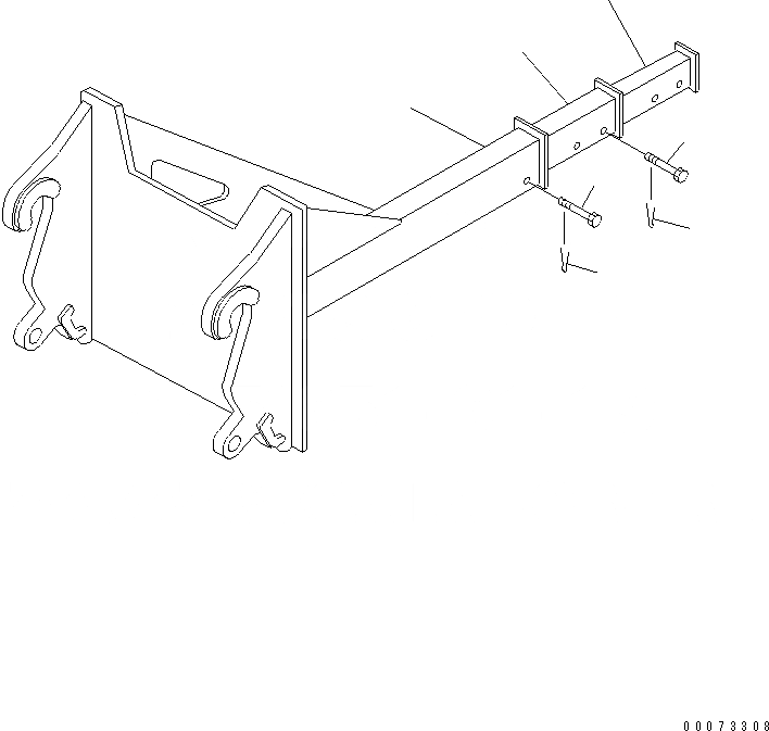 Схема запчастей Komatsu WA200PT-5L - JRB EXTENDABLE СТРЕЛА (THREE-SECTION) РАБОЧЕЕ ОБОРУДОВАНИЕ