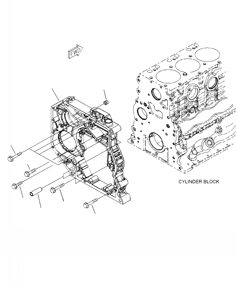 Схема запчастей Komatsu WA250-6 - A9-AA ЗАДН. КОЖУХ ШЕСТЕРЕН. ПЕРЕДАЧИ ДВИГАТЕЛЬ