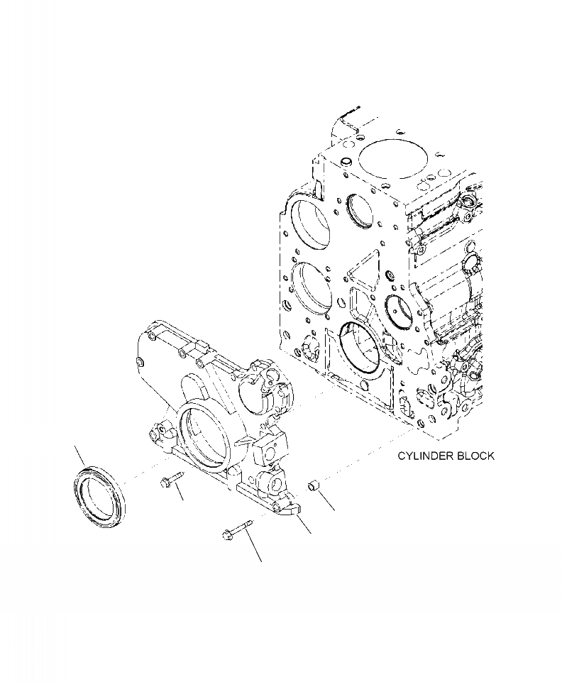 Схема запчастей Komatsu WA250-6 - A9-AA7 ПРИВОД COVER ДВИГАТЕЛЬ