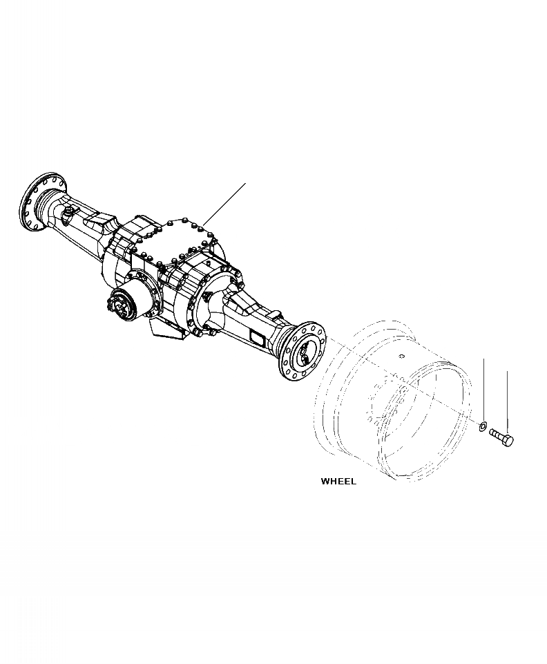 Схема запчастей Komatsu WA250-6 - F-A ЗАДН. МОСТ КРЕПЛЕНИЕ СИЛОВАЯ ПЕРЕДАЧА И КОНЕЧНАЯ ПЕРЕДАЧА