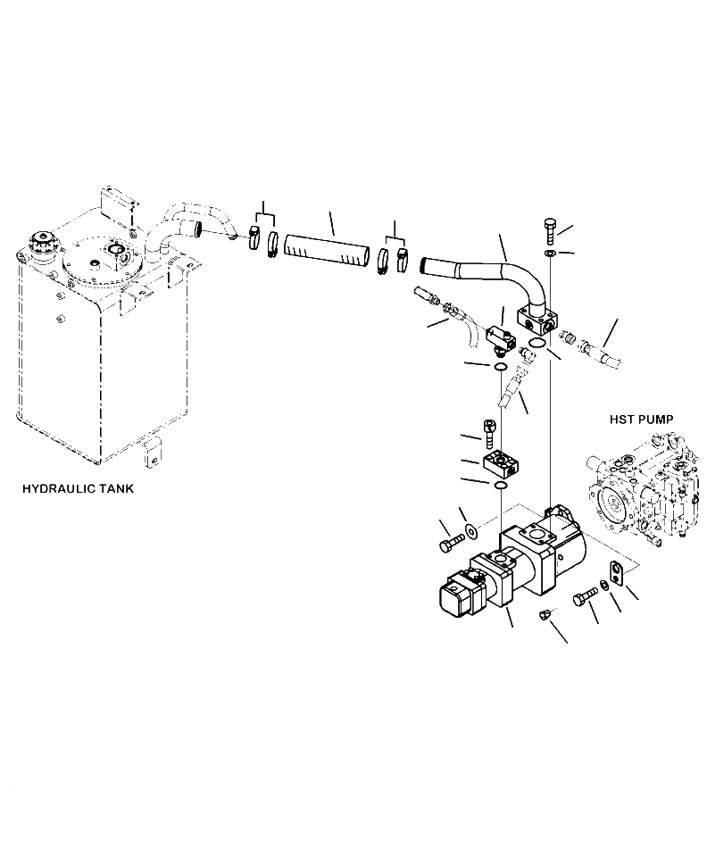 Схема запчастей Komatsu WA250-6 - H-A КРЕПЛЕНИЕ ГИДР. НАСОСА ГИДРАВЛИКА