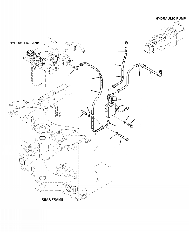 Схема запчастей Komatsu WA250-6 - H-A ГИДРАВЛ BROOM (/) ГИДРАВЛИКА