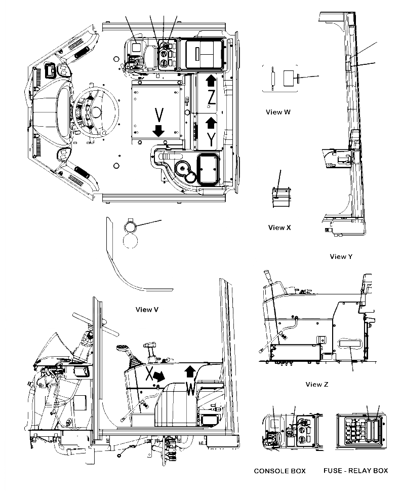 Схема запчастей Komatsu WA250-6 - U-A ПОЛ ТАБЛИЧКИS АНГЛ. МАРКИРОВКА