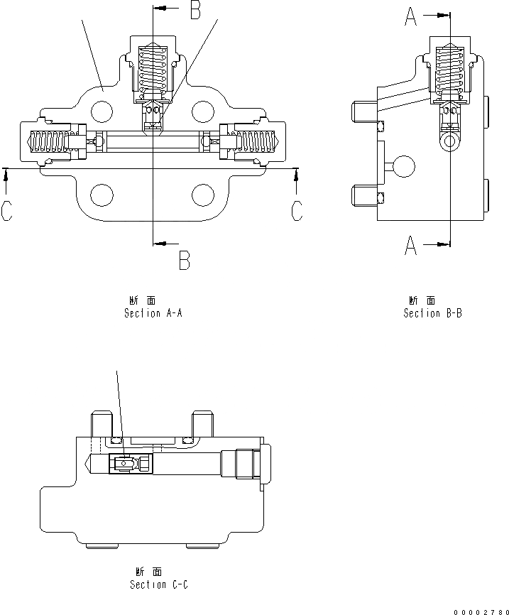 Схема запчастей Komatsu WA250-5L - МОТОР (HST НИЗ. SPEED ASSIST) (ПРОМЫВОЧН. КЛАПАН) ТРАНСМИССИЯ