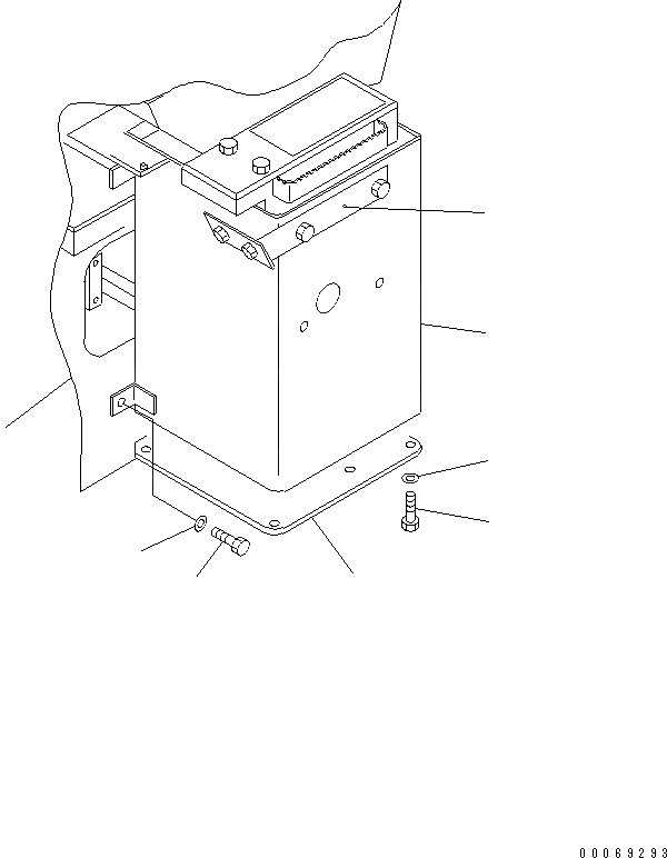 Схема запчастей Komatsu WA250-5L - ГИДР. БАК. (WASTE РУКОЯТЬR ЧАСТИ КОРПУСА) ГИДРАВЛИКА