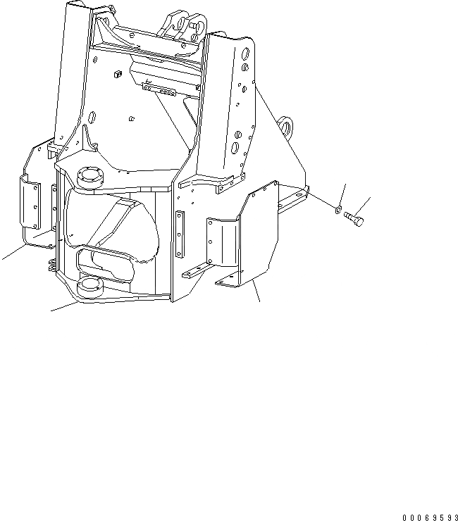 Схема запчастей Komatsu WA250-5L - ЦИЛИНДР СТРЕЛЫAND ШЛАНГИ (WASTE РУКОЯТЬR ЧАСТИ КОРПУСА) РАБОЧЕЕ ОБОРУДОВАНИЕ