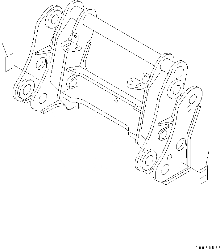 Схема запчастей Komatsu WA250-5L - ТАБЛИЧКИ (JRB COUPLER) МАРКИРОВКА