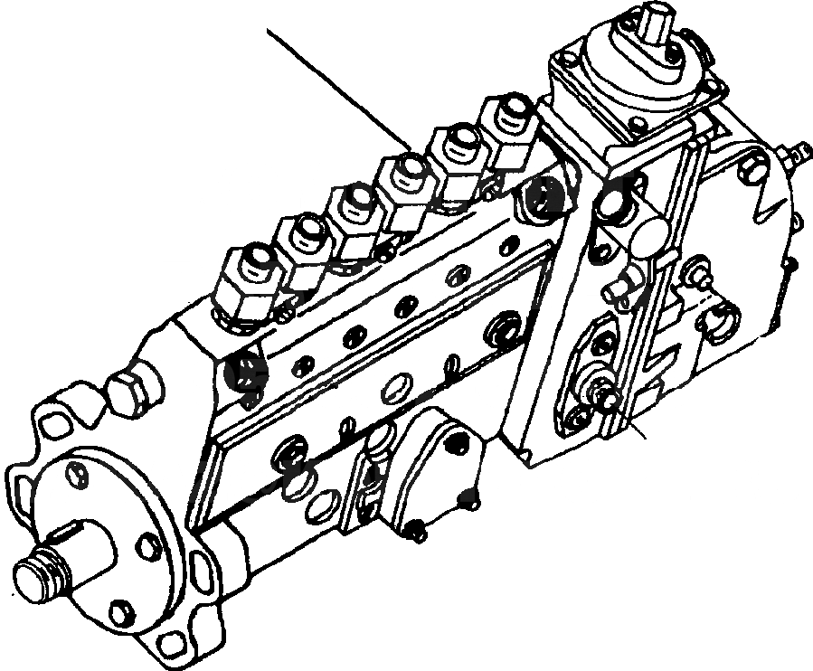 Схема запчастей Komatsu WA250-3L - FIG. A-A ТОПЛИВН. НАСОС ДВИГАТЕЛЬ