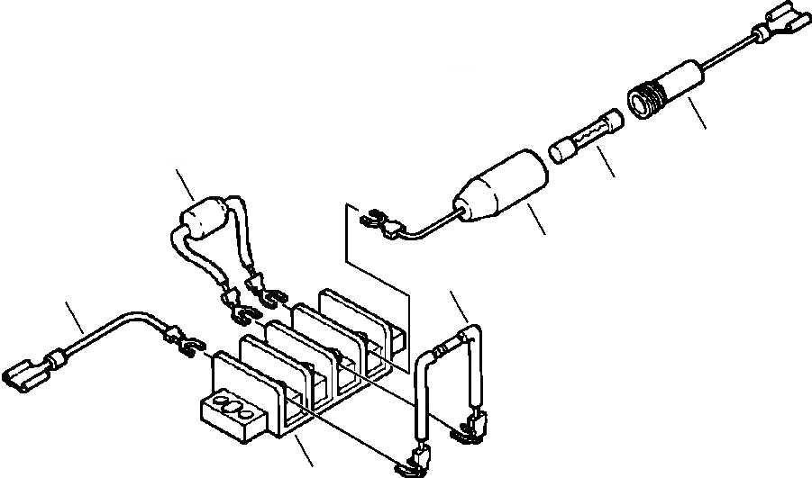 Схема запчастей Komatsu WA250-3L - FIG. K7-A КОНДИЦ. ВОЗДУХА И ОБОГРЕВАТЕЛЬ. - RESISTOR, DIODE, И ПРЕДОХРАНИТЕЛЬ ASSEMBLY КАБИНА ОПЕРАТОРА И СИСТЕМА УПРАВЛЕНИЯ