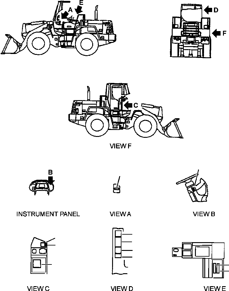 Схема запчастей Komatsu WA250-3L - FIG. K-A ПОЛ PROВОЗДУХОВОДЫ GRAPHIC - ФРАНЦИЯ КАБИНА ОПЕРАТОРА И СИСТЕМА УПРАВЛЕНИЯ