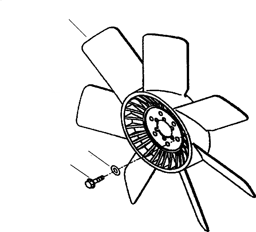 Схема запчастей Komatsu WA250-3MC - B-A ВЕНТИЛЯТОР ОХЛАЖДЕНИЯ КОМПОНЕНТЫ ДВИГАТЕЛЯ