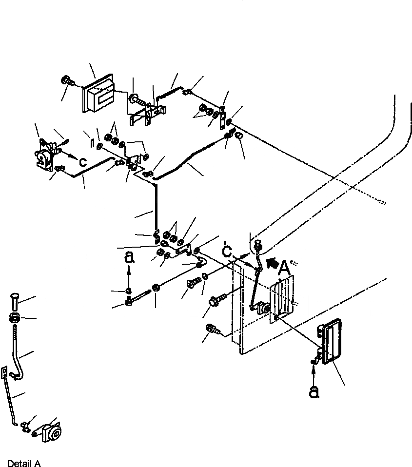 Схема запчастей Komatsu WA250-3MC - K-A OPERATOR КАБИНА ЛЕВ. ЗАМОК ДВЕРИ (заводской номер A7-A7 ) OPERATORXD S ОБСТАНОВКА И СИСТЕМА УПРАВЛЕНИЯ