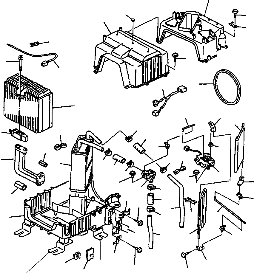 Схема запчастей Komatsu WA250-3MC - K7-A БЛОК КОНДИЦИОНЕРА ASSEMBLY OPERATORXD S ОБСТАНОВКА И СИСТЕМА УПРАВЛЕНИЯ