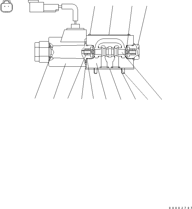 Схема запчастей Komatsu WA250PT-5L - КЛАПАН (ВСПОМОГ. РУЛЕВ. УПРАВЛЕНИЕ) (СОЛЕНОИДНЫЙ КЛАПАН) ГИДРАВЛИКА