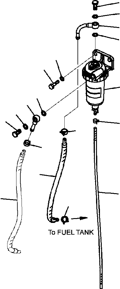 Схема запчастей Komatsu WA320-5L - D-A ВОДООТДЕЛИТЕЛЬ ТОПЛИВН. БАК. AND КОМПОНЕНТЫ