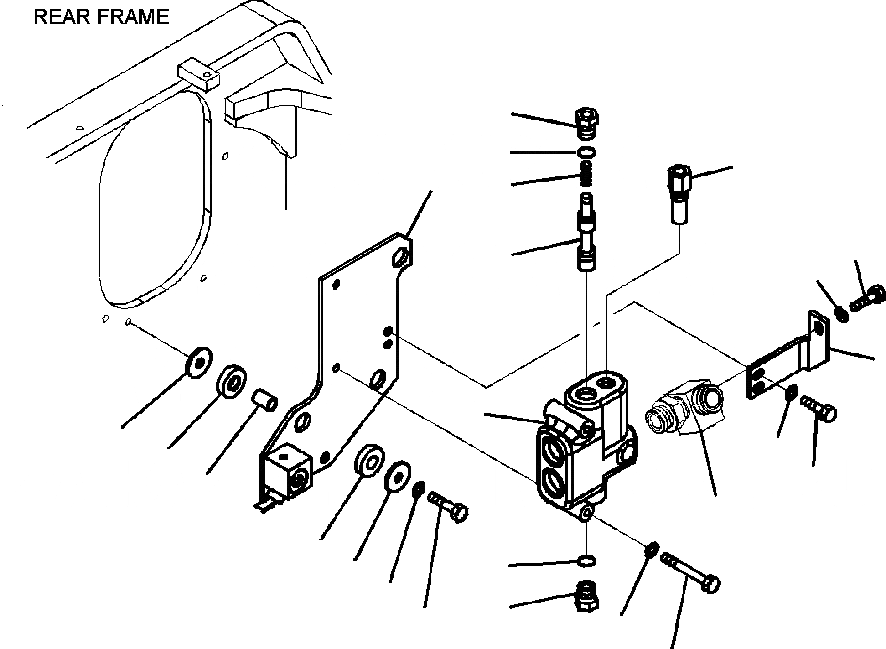 Схема запчастей Komatsu WA320-5L - H-A КЛАПАН РУЛЕВОГО УПРАВЛЕНИЯ КРЕПЛЕНИЕ ГИДРАВЛИКА