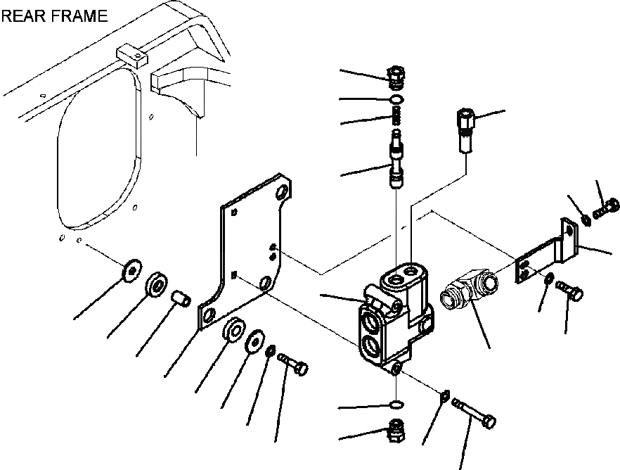 Схема запчастей Komatsu WA320-5L - H-A КЛАПАН РУЛЕВОГО УПРАВЛЕНИЯ КРЕПЛЕНИЕ (ДЛЯ ВСПОМОГ. РУЛЕВ. УПРАВЛЕНИЕ) ГИДРАВЛИКА