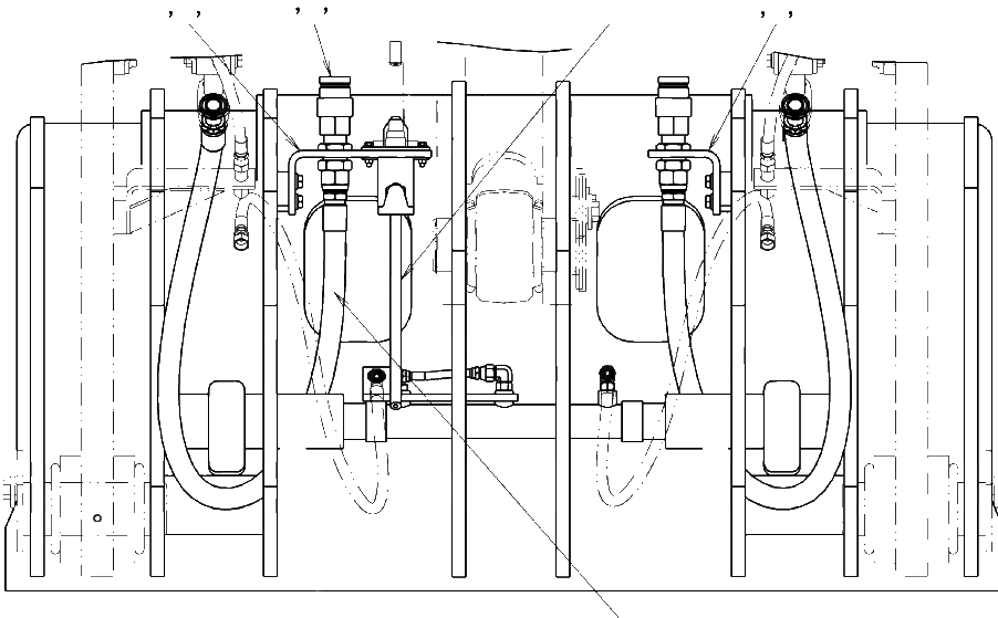 Схема запчастей Komatsu WA320-5L - H-A ГИДРАВЛ BROOM ГИДРАВЛИКА