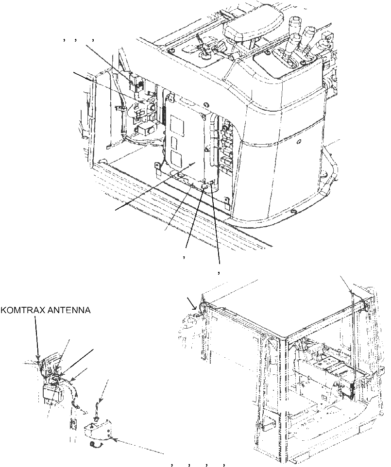 Схема запчастей Komatsu WA320-5L - K8-A KOMTRAX OPERATORXD S ОБСТАНОВКА И СИСТЕМА УПРАВЛЕНИЯ