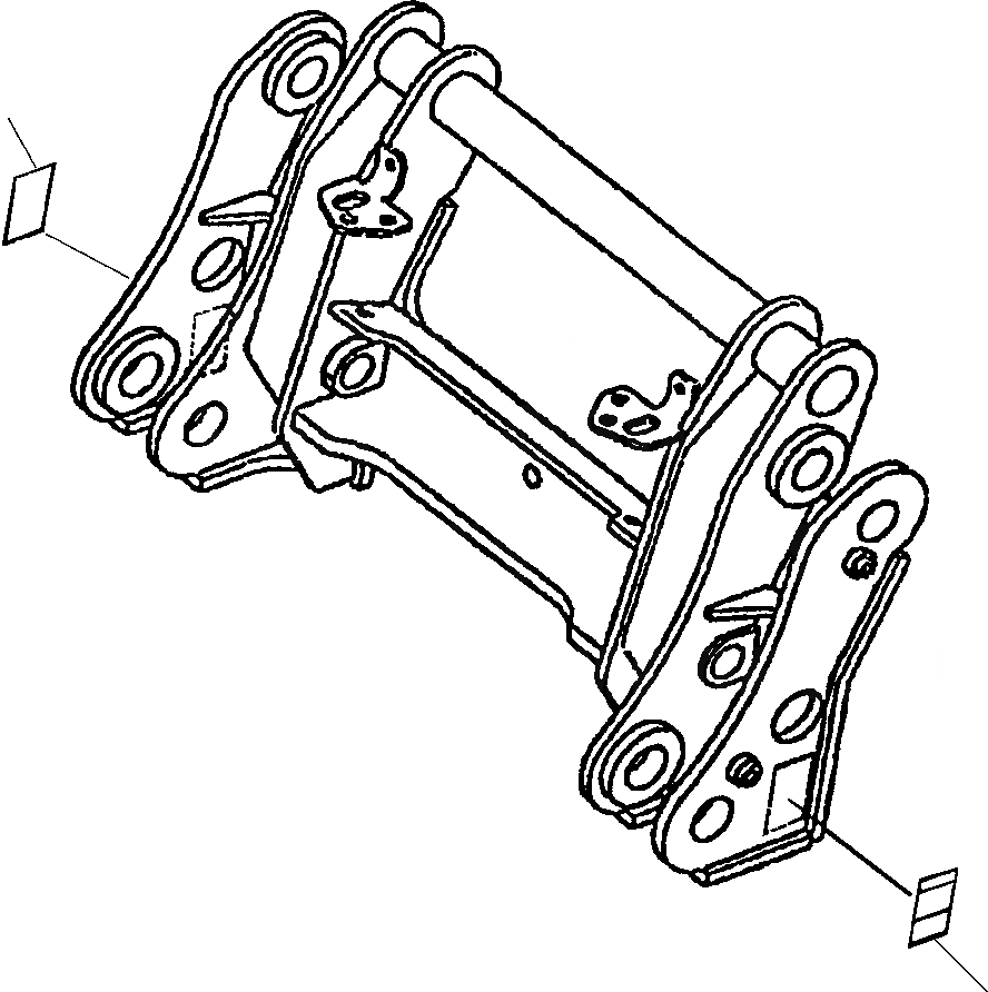 Схема запчастей Komatsu WA320-5L - U-A ТАБЛИЧКИ JRB COUPLER МАРКИРОВКА