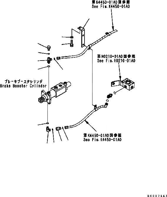 Схема запчастей Komatsu WA320-5 - ПОЛ (INCHING ТОРМОЗ.) OPERATOR’S ОБСТАНОВКА И СИСТЕМА УПРАВЛЕНИЯ