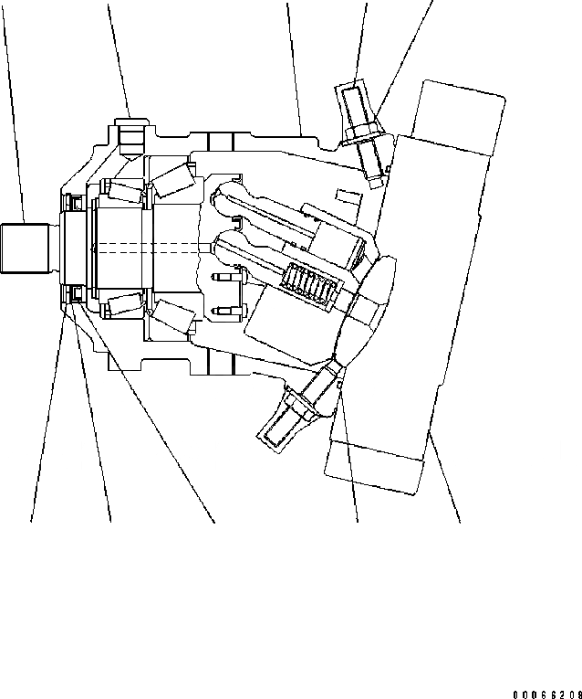 Схема запчастей Komatsu WA320-5 - МОТОР (/) (№B9-) ОСНОВН. КОМПОНЕНТЫ И РЕМКОМПЛЕКТЫ