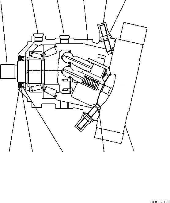 Схема запчастей Komatsu WA320-5 - МОТОР (/7) (№B-B8) ОСНОВН. КОМПОНЕНТЫ И РЕМКОМПЛЕКТЫ