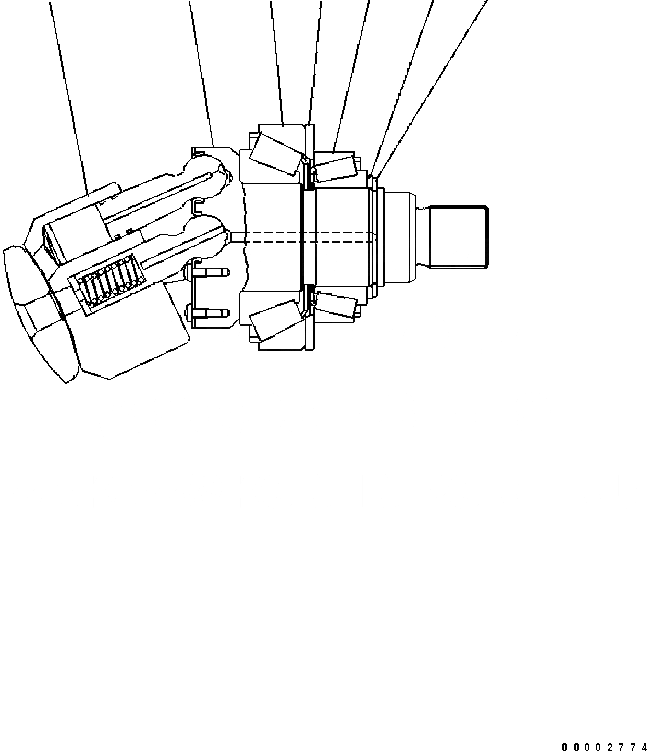 Схема запчастей Komatsu WA320-5 - МОТОР (/) (№B9-) ОСНОВН. КОМПОНЕНТЫ И РЕМКОМПЛЕКТЫ