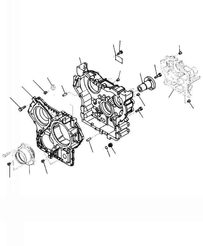 Схема запчастей Komatsu WA320-6 - F-A КОРПУС ПЕРЕДАЧИ COMPLETE ASSEMBLY СИЛОВАЯ ПЕРЕДАЧА И КОНЕЧНАЯ ПЕРЕДАЧА