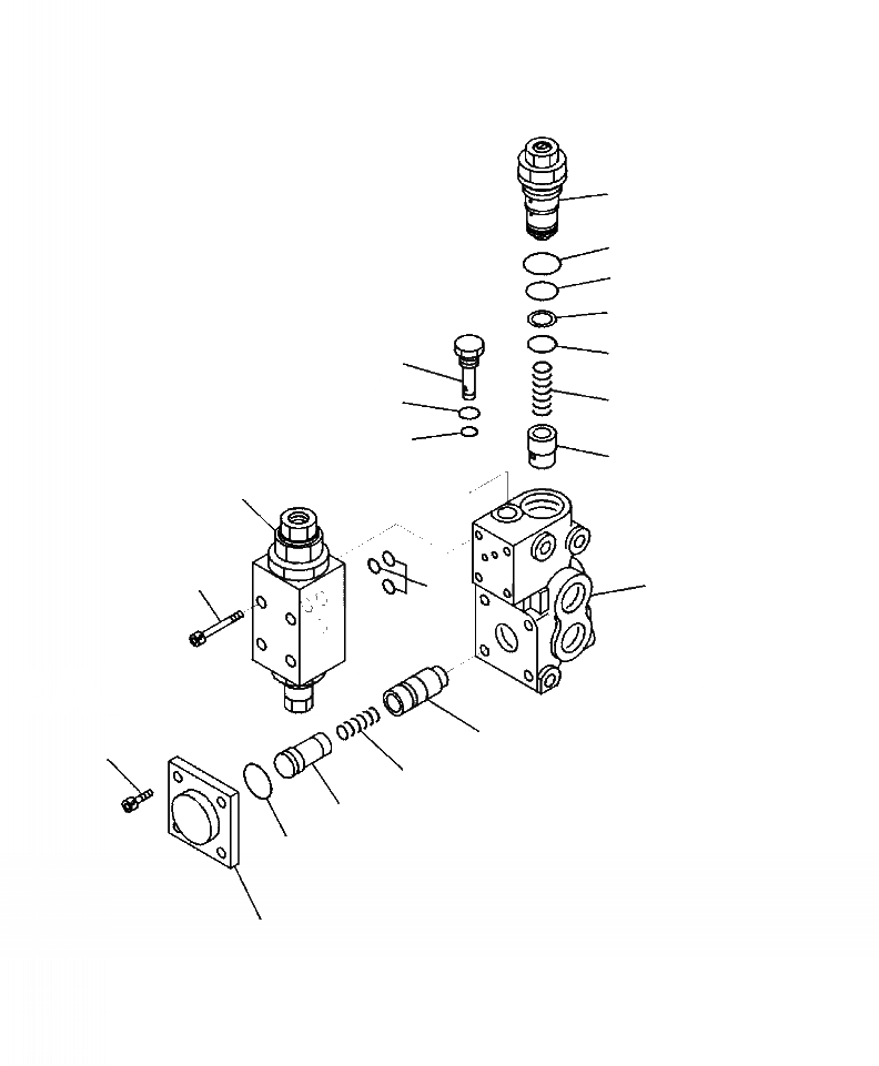 Схема запчастей Komatsu WA320-6 - H-A ОТСЕКАЮЩИЙ КЛАПАН COMPLETE ASSEMBLY ГИДРАВЛИКА