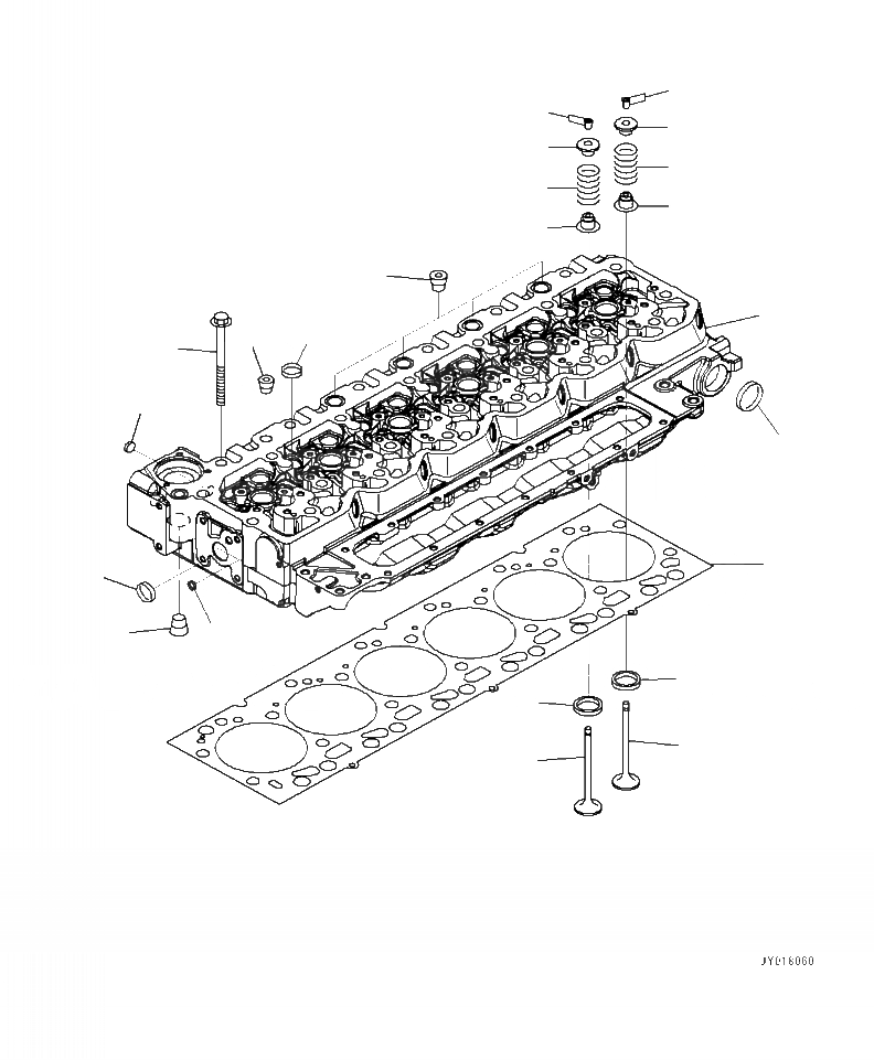 Схема запчастей Komatsu WA320-7 - A9- ГОЛОВКА ЦИЛИНДРОВ ДВИГАТЕЛЬ