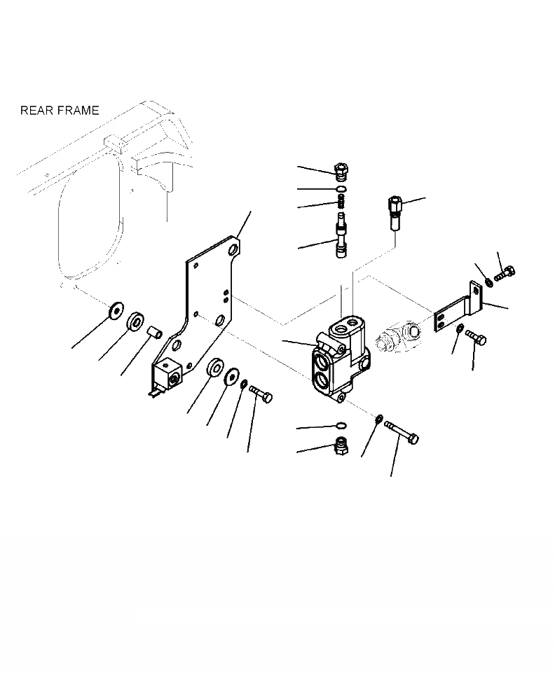 Схема запчастей Komatsu WA320-6 - H-A КЛАПАН РУЛЕВОГО УПРАВЛЕНИЯ КРЕПЛЕНИЕ ГИДРАВЛИКА