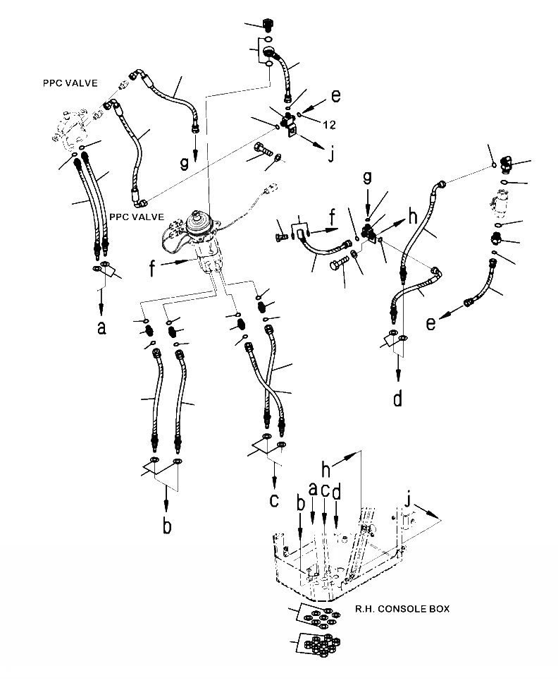 Схема запчастей Komatsu WA320-6 - K-A УПРАВЛЕНИЕ ПОГРУЗКОЙ PPC ТРУБЫ (НАВЕСН. ОБОРУД РЫЧАГ) OPERATORXD S ОБСТАНОВКА И СИСТЕМА УПРАВЛЕНИЯ