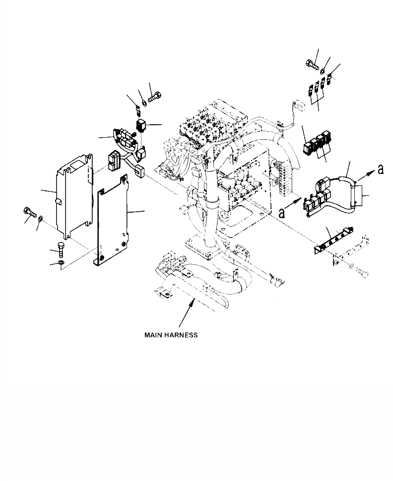 Схема запчастей Komatsu WA320-6 - K-8A УПРАВЛЕНИЕ ПОГРУЗКОЙ KOMTRAX КОНТРОЛЛЕР OPERATORXD S ОБСТАНОВКА И СИСТЕМА УПРАВЛЕНИЯ